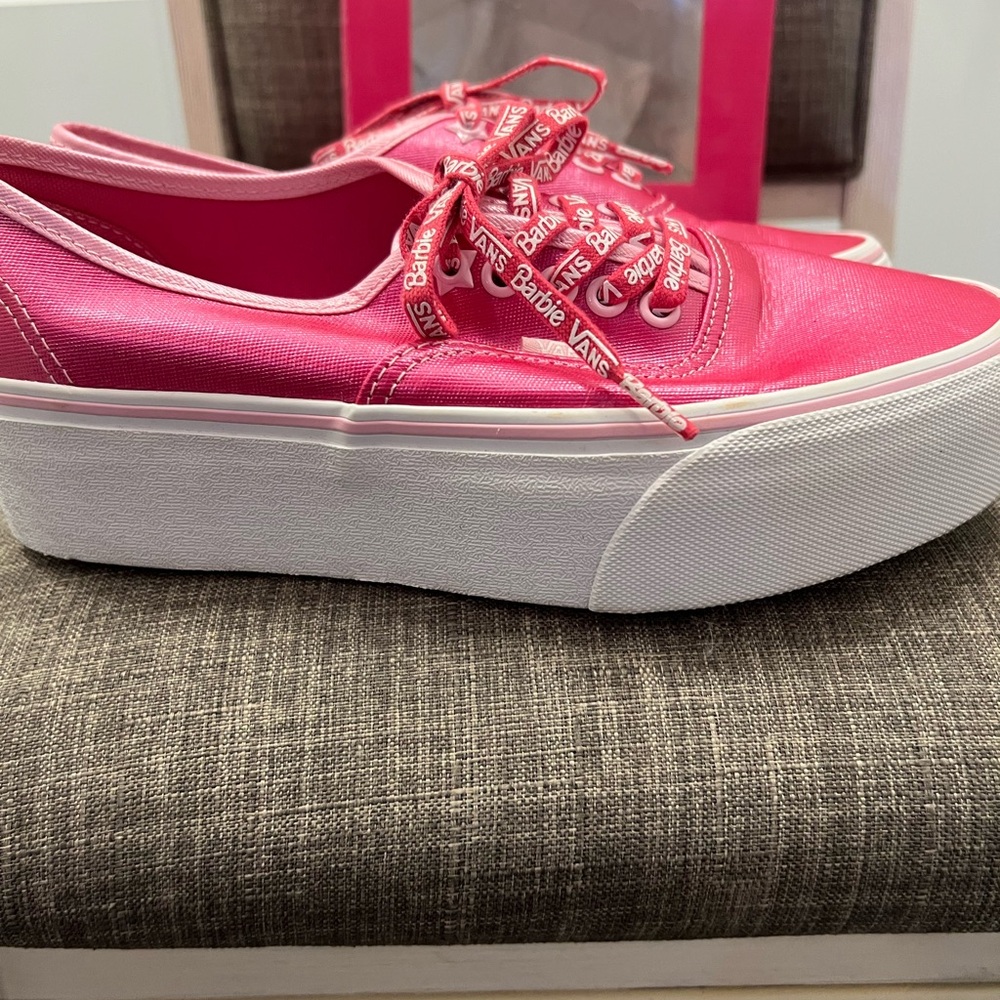 Vans Pink Platform Sneakers with Thick Sole